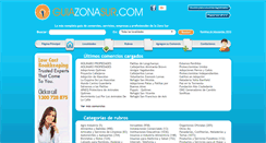Desktop Screenshot of guiazonasur.com